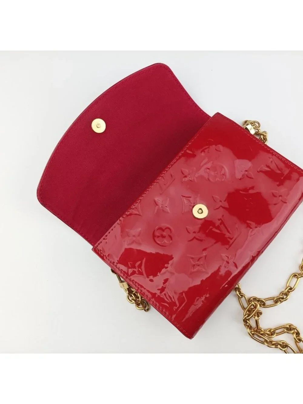 Louis Vuitton Belair Pomme D'amour Vernis Shoulder